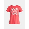 thumbnail image 5 of Christmas Women's Jingle Graphic Tee from Holiday Time, Sizes S-XXXL, 5 of 5