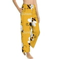 thumbnail image 2 of Bingfone Pajamas For Women,Cute Bee Butterfly Yelllow Pajama Pants With Pockets-Medium, 2 of 9