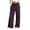 Z2 Wine, variant on Women's Casual High Waisted Loose Wide Leg Pants for Everyday Comfort Ideal for Summer and Fall Activities Senistyle Pants,Color:Black,Size:XL