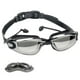 thumbnail image 1 of Gafas de natación HD antivaho galvanizadas para adultos, gafas de silicona impermeables para hombres y mujeres, 1 of 5
