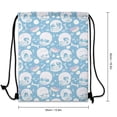 thumbnail image 2 of Undertale Sans Drawstring Bags Lightweight Shoulder Backpack High Capacity Sport Bag Gym Sack Beach Daypack for Men Women, 2 of 8