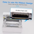 thumbnail image 3 of Riwcyla Desktop Thermal Shipping Label Printer High Speed USB 40-80mm Barcode Sticker Maker Compatible with Shopify FedEx, 3 of 6
