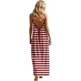 thumbnail image 6 of AUNVITO Women's Summer Dress Sleeveless Backless Spaghetti Strap Maxi Dress Casual and Trendy Beach Style, 6 of 9