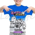 thumbnail image 3 of Camiseta para niños The Battle Cats, camiseta para bebés, niños y niñas, linda camiseta de dibujos animados, camiseta de manga corta de verano para niños, camisetas con cuello redondo, 3 of 5