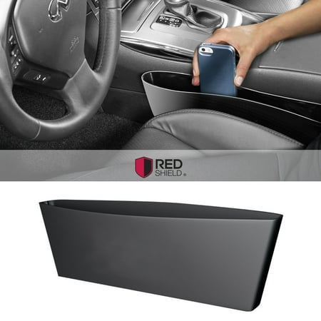RED SHIELD Car Seat Gap Organizer. Give You More Space & Let You Drive More Safely. Prevent Dropping Cell Phones, Pens, Coins, Glasses & More! Easy to Install &