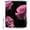 Pink, variant on Shower Curtains for Bathroom, Red Rose Waterproof Fabric Shower Curtain, Vintage Abstract Garden Flower Floral Black Decorative Bathroom Curtain for Bathtub, 72"x84", No Hooks Included