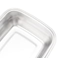 thumbnail image 3 of Bento Box, fiambrera de acero inoxidable 304, contenedores de almacenamiento de alimentos a prueba de fugas, caja Bento cuadrada (1800ml), 3 of 5