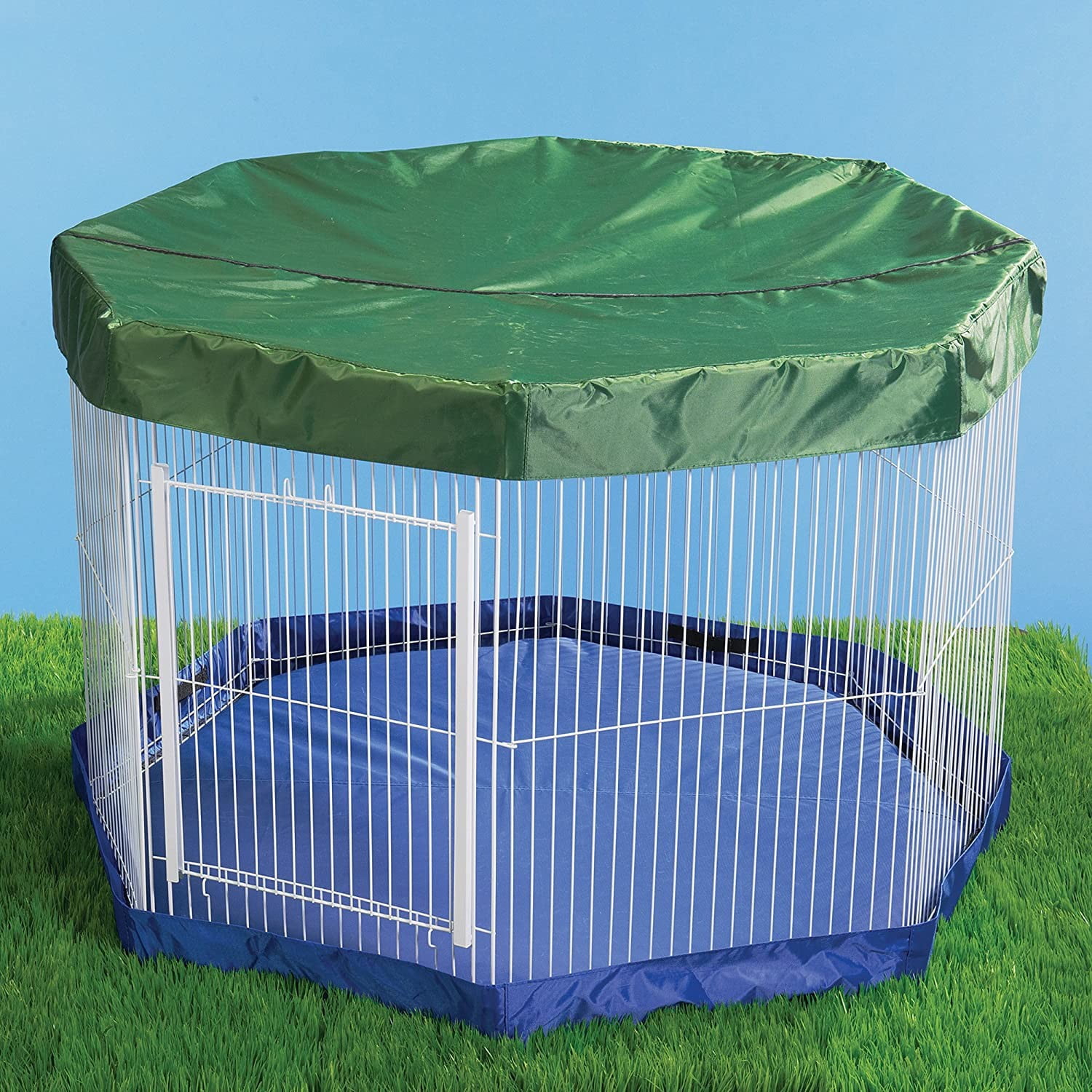 Ware Universal Playpen Cover, Blue OR Green (1 Count)