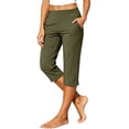thumbnail image 3 of jiaxiM Womens Pants Dressy Casual High Waist Palazzo Pants for Women Casual Drawstring Soft Trousers for Women Cotton Lounge Pants Women Business Casual Outfits, 3 of 5