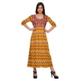 thumbnail image 1 of Moomaya Kurta Imprimée Longue Tunique pour Femmes Tenue d'Été Kurti pour Femmes, 1 of 5