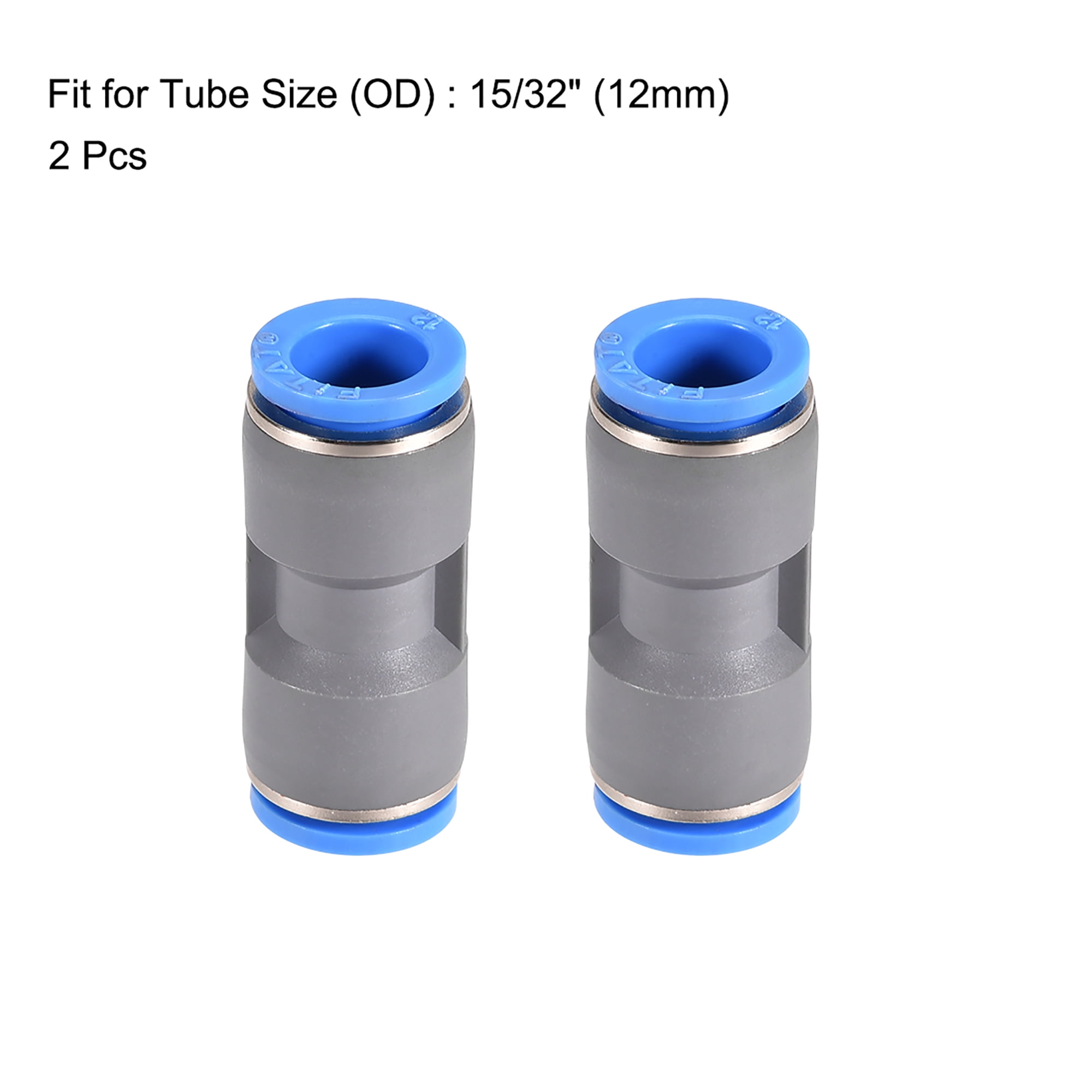 TAILONZ 10-Pack Pneumatic Blue Tee Fittings – 6mm OD Push-to-Connect 3-Way Quick Connectors For Air Lines