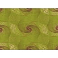 thumbnail image 1 of Ahgly Company Indoor Rectangle Patterned Dark Yellow Green Area Rugs, 6' x 9', 1 of 6