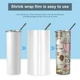 thumbnail image 2 of 30 Pcs Film Rétractable pour Sublimation, 3 Tailles Film Rétractable Transfert Thermique Sacs Rétractables Blanc pour Tasse, Gobelets, Tasses, 30 * Film d'Emballage Rétractable Thermique, Blanc, 2 of 8
