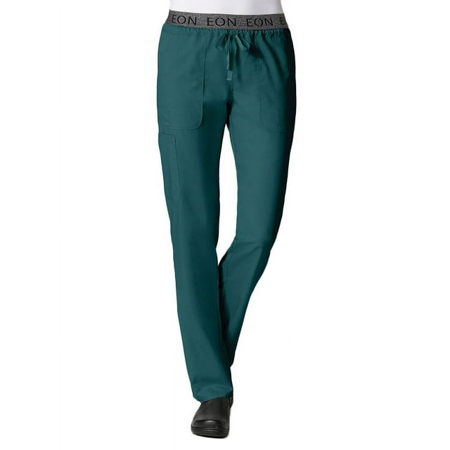 EON Women's COOLMAX® Logo Elastic Drawstring Waistband Scrub Pant