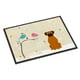 thumbnail image 1 of Caroline's Treasures Christmas Presents between Friends Fawn Boxer Alfombrilla para interior o exterior 24x36 BB2587JMAT 24 x 36 Multicolor Caroline's Treasures BB2587JMAT, 1 of 1