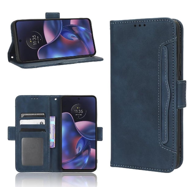 Funda Tipo Billetera GANGXUN para Motorola EDGE 2022 – Tapa Flip con Tarjetero