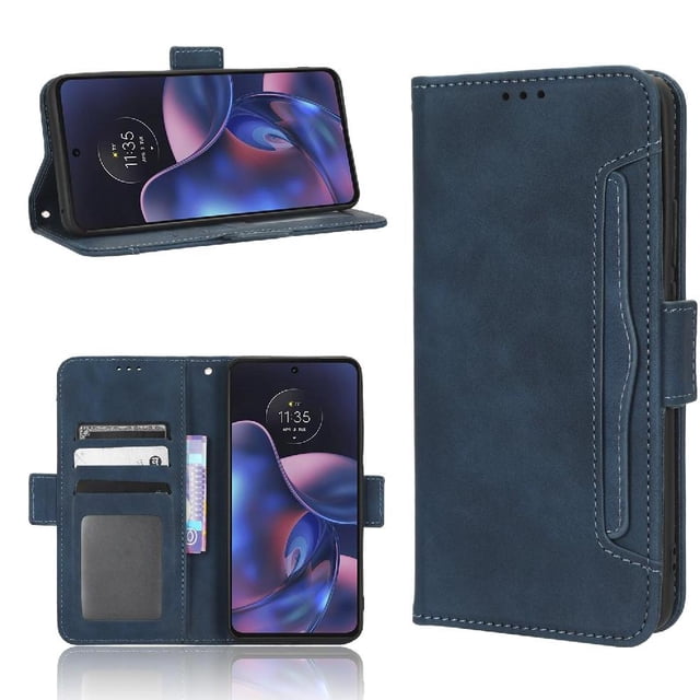Funda Tipo Billetera GANGXUN para Motorola EDGE 2022 – Tapa Flip con Tarjetero