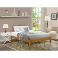 thumbnail image 2 of East West Furniture Navarro Traditional Engineered Wood Queen Bed in Oak, 2 of 2