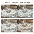 thumbnail image 7 of ODIKA Beige Cream Vintage Ornate Scrollwork Border Traditional Entryway for Small Living Room, Playroom, Bedroom, Easy Care Kids Safe, 7 of 7