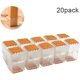 thumbnail image 3 of Silicona Chaise Casquettes Pieds Tampones, 20 Piezas - Transparente (cuadrado/3-3,5 cm) Carr Pieds De Table Tapis Couverture De Table Rayures Protecteurs P, 3 of 5
