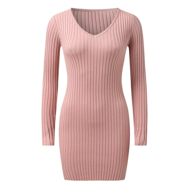 Womens Sweaters Fall 2023 Women‘S Long Batwing Sleeve Off Shoulder Sweater Dress Ribbed Knit Belted Bodycon Mini Dresses Sky Blue 2XL