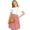 Rouge, variante sur Wo-Fusoul Ensemble Jupe pour Filles, Jupe Midi Évasée à Taille Haute Géométrique avec Fermeture Éclair et Sac Bandoulière, Rouge