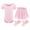 Pink, variant on IBTOM CASTLE Toddler Kids Girls Short Sleeve Ballet Dance Leotards Costume with Chiffon Dance Skirt Tights Ballerina Outfits 6-7 Years Pink