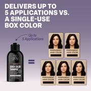 No Gray Quick Permanent Hair Color Shampoo, Dark Brown, 8.45 fl oz