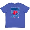 thumbnail image 3 of Inktastic Born on the 4th of July Youth T-Shirt, 3 of 5