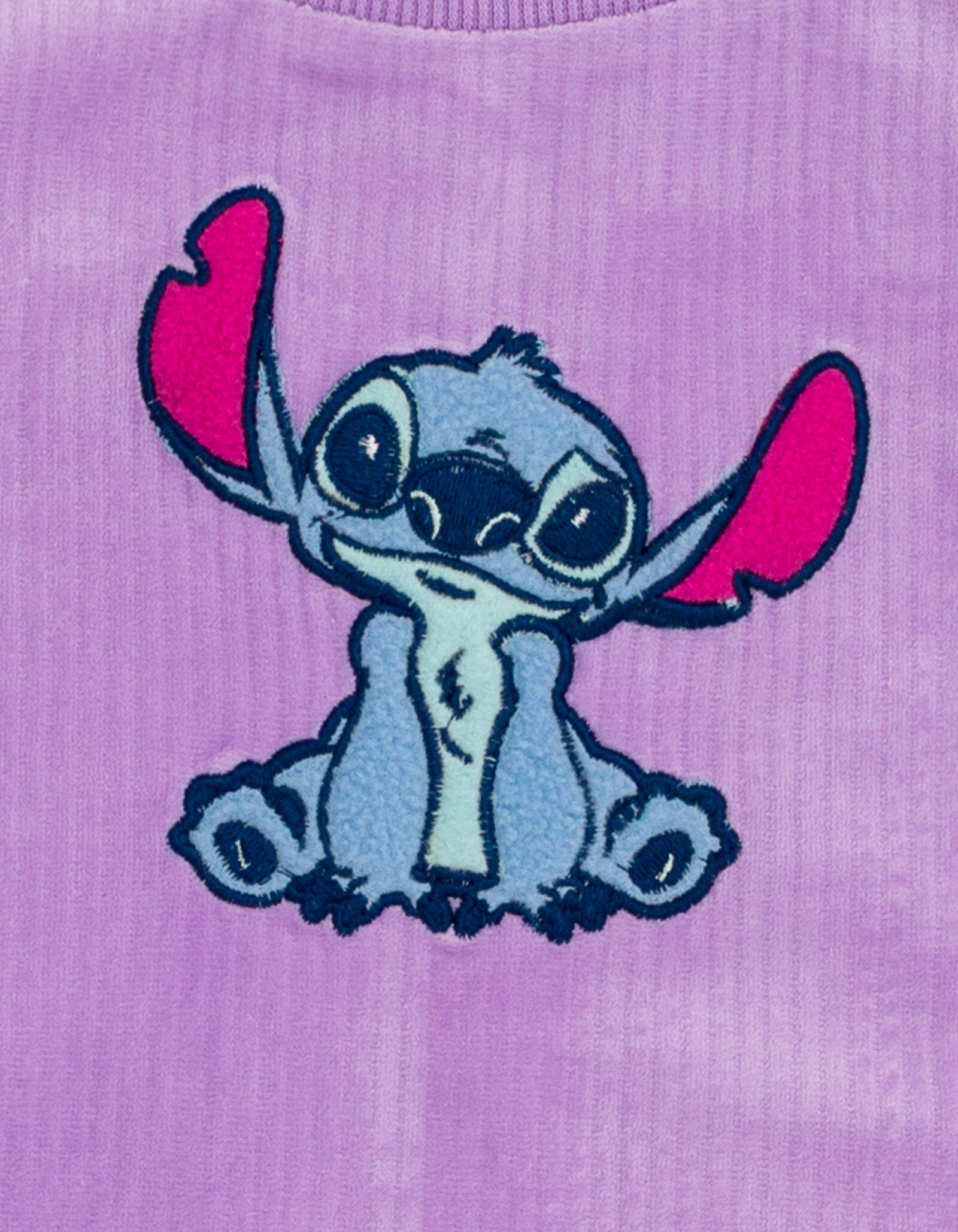 Disney Lilo & Stitch Ribbed Velour Sweatshirt and Jogger Pants Outfit Set Toddler to Big Kid