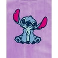thumbnail image 4 of Disney Lilo & Stitch Ribbed Velour Sweatshirt and Jogger Pants Outfit Set Toddler to Big Kid, 4 of 5