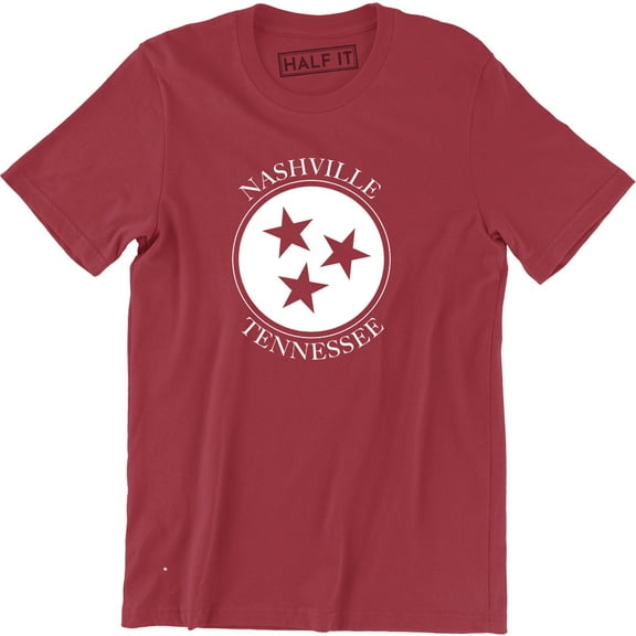 Nashville Tennessee Cityscape Skyline State - Men's Tee Shirt