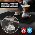 thumbnail image 4 of LYRAXE Tapete para Barra, Estera de Barra, Alfombrillas Antideslizantes Resistentes al Calor, Alfombrillas de Bar, para Bartender, Bartops, Caf&eacute;s, Restaurantes (negro-4pcs), 4 of 7