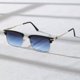 thumbnail image 1 of 1 Pair Of Men's Metal Punk Sunglasses, Men's Fashion Sunglasses, 1 of 4