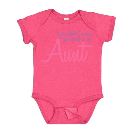 

Inktastic Cute Aunt Gift Baby Boy or Baby Girl Bodysuit
