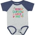 thumbnail image 3 of Inktastic Mimi and Papa Love Me Girls Baby Bodysuit, 3 of 5