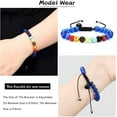 thumbnail image 4 of Cremation Jewelry Urn Bracelet for Ashes Braided Rope Natural Stone Cremation Bracelet Bangle Memorial Keepsake Cuff Ashes Bracelet for Women Men, 4 of 6