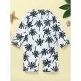 thumbnail image 4 of Toddler Baby Boys Girls Swimsuit UPF 50+ Rash Guard One Piece Zipper Shark Swimwear Long Sleeve Bathing Suit 3 Months - 5 Years, 4 of 9