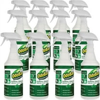 OdoBan Eucalyptus Deodorizer Disinfectant Spray - Ready-To-Use Spray - 32 fl oz (1 quart) - Eucalyptus Scent - 12 / Carton - Green