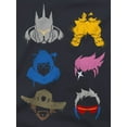 thumbnail image 2 of Overwatch Mens T-Shirt - Fighter Spray Heads Collection Of Six (3X-Large, Blue), 2 of 3