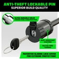 thumbnail image 4 of Rhino USA Trailer Hitch Pin (2.5 Inch) Patented 5/8" Locking Receiver Hitch Pins for Class V Hitches, 4 of 7