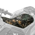 thumbnail image 2 of Uorisanigo 23×10 Inch ATV Seat Covers Waterproof Dead Leaf Print Dirt Bike Seat Cushion Cover for Polaris Sportsman 570 450 850, Polaris Scrambler 400 500 850 1000, Honda Rancher 420, 2 of 7