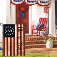 thumbnail image 6 of USA Garden Flag 12.5 x 18 Inch Double Sided, Patriotic We The People 1776 One Nation Under God Yard Decoration, Burlap Weather Resistant Outdoor Flag for Home Porch House Decor, 6 of 7