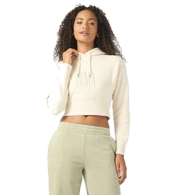Sudadera Puma Premium Ess Graphic para Mujer 632055-87 crema M