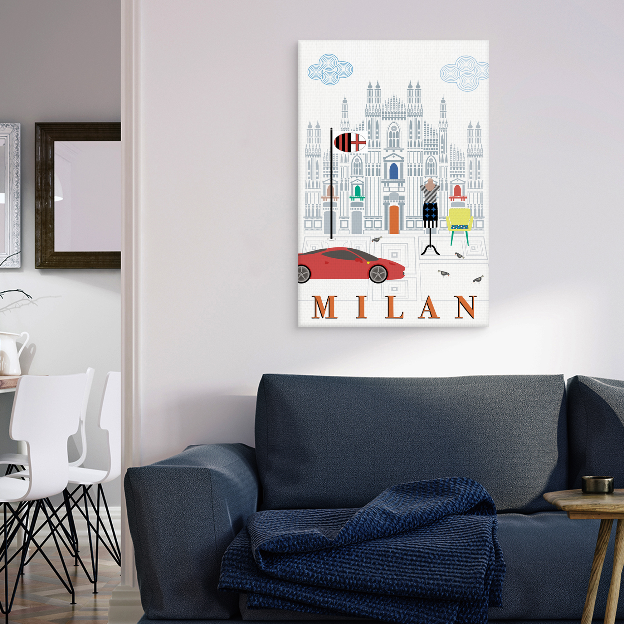Milan by Sophie Ledesma Canvas Art Print