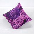 thumbnail image 3 of Housse de Coussin Violet 3D Housse de Coussin Douce Impression Numérique Simple Face Carrée 18 x 18 Po, Violet--4151, 3 of 4