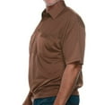 thumbnail image 2 of Palmland Classic 2 Pocket Solid Banded Bottom Polo Shirt Sizes Medium-4XLT, 2 of 3