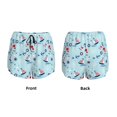 thumbnail image 5 of Vsdgher Sailboats Anchors Print Women's Running Double Layer Shorts High Waisted with Pockets Elastic Yoga Workout Athletic Gym Sports, 5 of 8