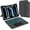black, variant on 7-Color Backlit Keyboard Case with Touchpad & Pencil Holder for iPad Pro 13" M4 2024