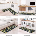 thumbnail image 6 of Farmhouse Lemon Kitchen Rugs and Mats Set of 2 Summer Kitchen Decoration Rug Non Slip Super Absorbent Kitchen Mats for Sink Waterproof Runner Rug for Laundry Room 17"x48"+17"x24", 6 of 7